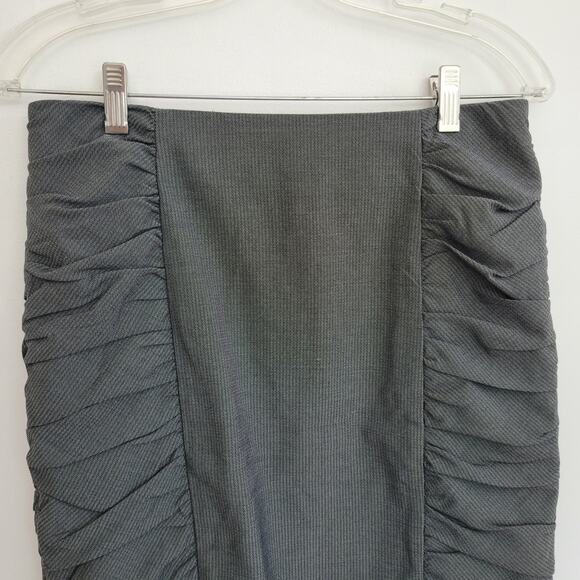 Anthropologie Cartonnier Alluring Sway Pencil Skirt 1940s Gray Women 4 - Picture 3 of 10